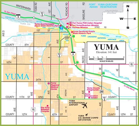 city of yuma map